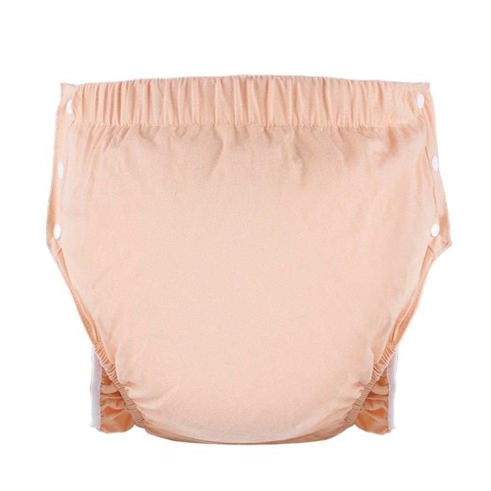 Cotton Adult Diaper Pants Leak-Proof Incontinence Underwear Washable Diaper Elderly Care