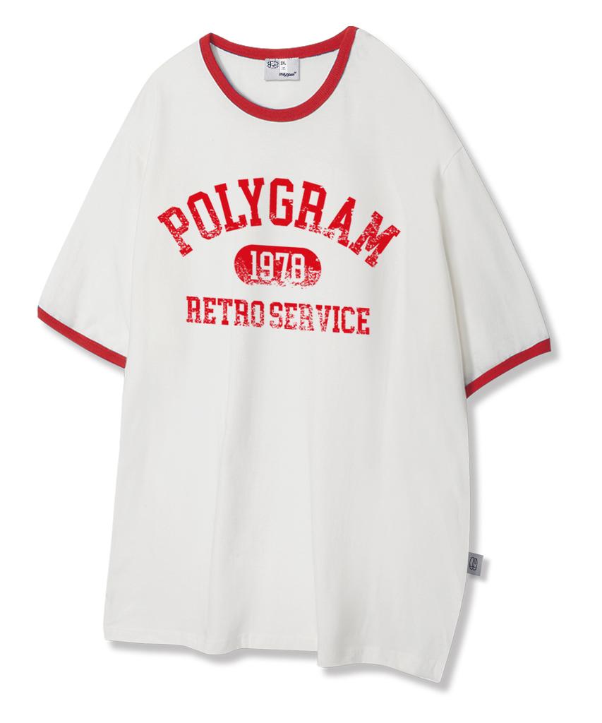 Футболка с коротким рукавом POLYGRAM Retro Service Ringer - 3 цвета