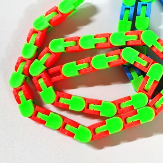 Wacky Tracks Snap Stress Relief Practical Ability Party Favors Assorted Colors Click Fidget Toys for Relax