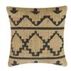 Vintage Jute Kilim Throw Pillow Cover – Navajo Southwestern Cushion Cover, Boho