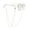 Fashion Hanging Metal Eyeglass Cord Pearl Mask Holder Glasses Chain Sunglasses Chain Mask Chain