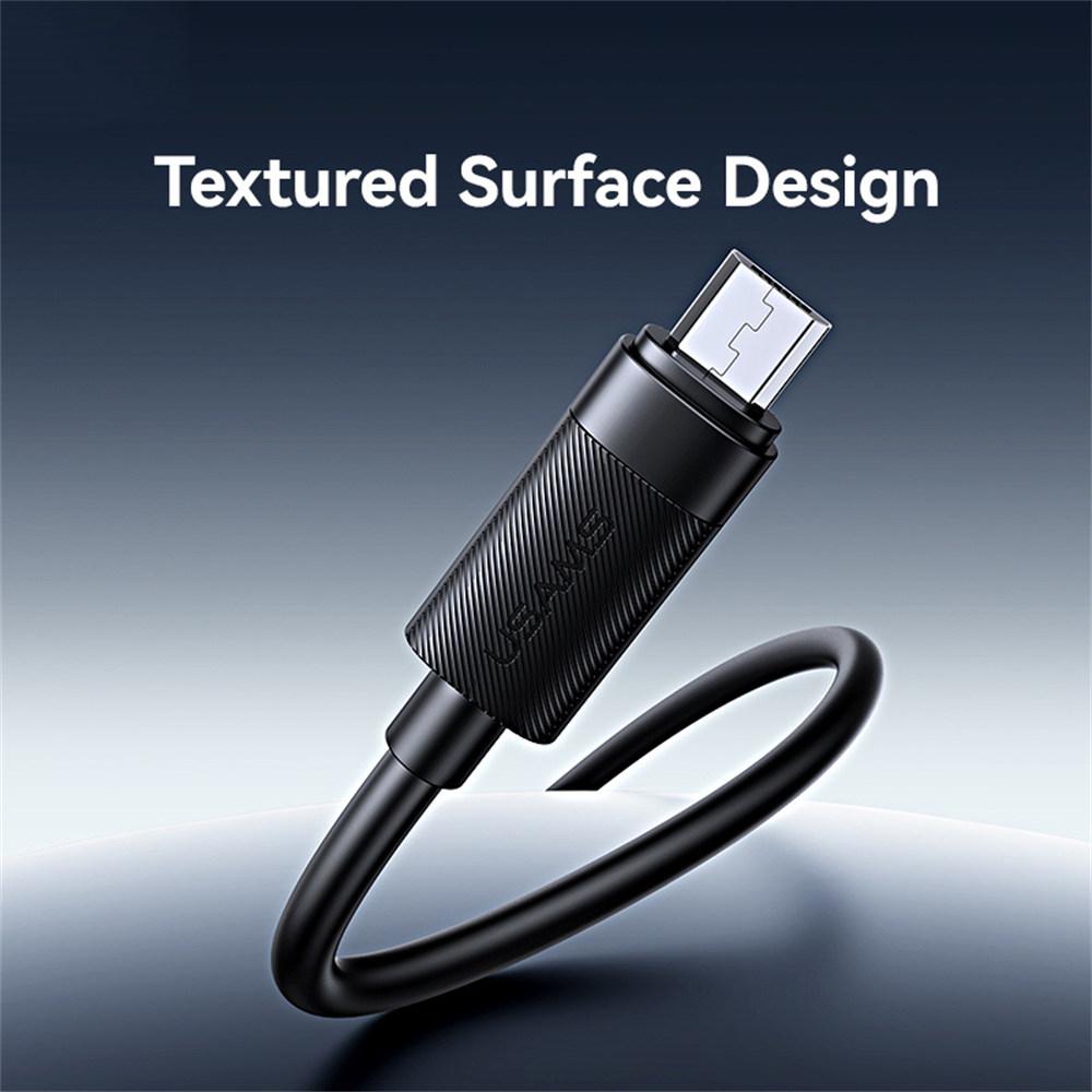 USAMS SJ779 U94 1m USB-A to Micro USB 2A 18W Fast Charging Cable Data Sync Cord for Android Phones