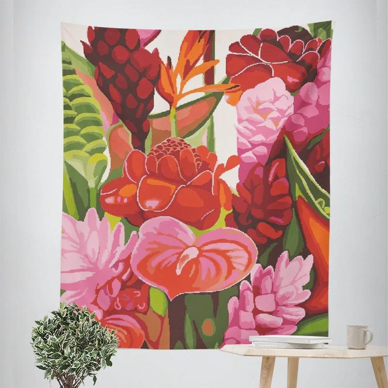 Декоративный гобелен с рисунком подсолнуха, украшение для дома, офис, гостиная, гобелен