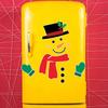 NEW Christmas Snowman Magnetic Fridge Stickers Merry Christmas Decoration