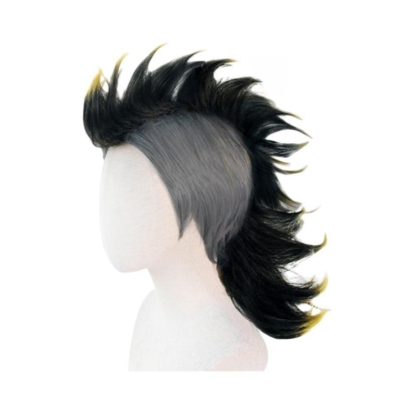 Аниме Demon Slayer Shinazugawa Genya Косплей Костюм Парик с пальто Рубашка Пояс Брюки Одежда Kimetsu No Yaiba Хэллоуин Униформа