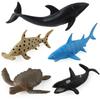 Ocean Animal Toys, Scene Ornaments, Static Models, Megalodon, Killer Whale, Penguin, Dolphin Doll Collection