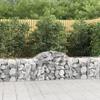 VidaXL Arched Gabion Baskets 9 Pcs 200x50x60/80 Cm Galvanized Iron, Gabion, Gabion Cage, Gabion Wall Basket, Wall of 3146285