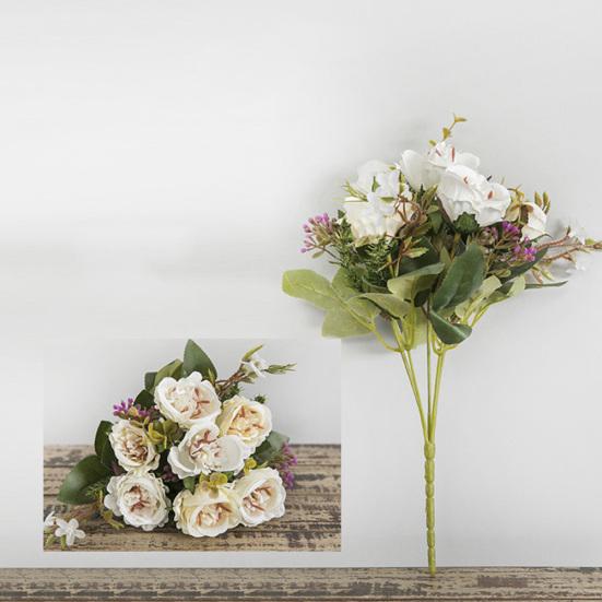 1шт искусственный цветок роза DIY производительность сад свадьба домашняя вечеринка фото реквизит