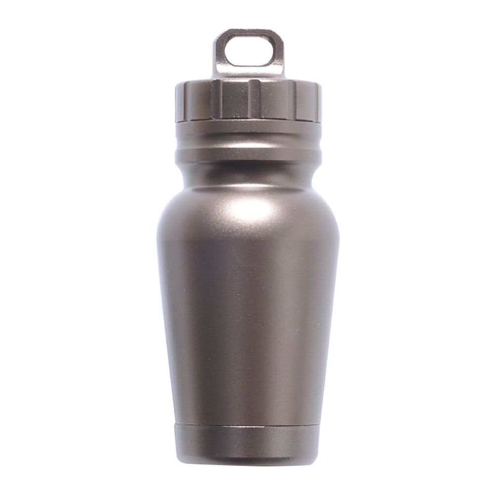 Pill Holder Sealed Aluminum Zinc Zinc Alloy Waterproof Canister Medicine Container Pill Case Capsule Bottle