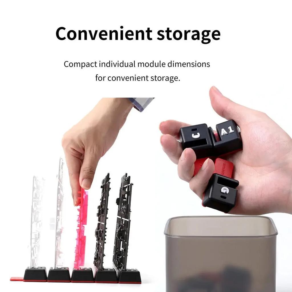 DSPIAE PT-SR Model Panel Holder Sprue Rack Spare Parts Stand Model Parts Storage Rack Holder for Gundam Model Making Hobby DIY