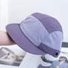 Breathable Flat-brimmed Cap Japanese 5-panel Baseball Cap Casual Mens Mesh Hat  Running