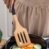 Деревянная лопатка Ложка для супа с эргономичной ручкой Нескользящая термостойкая сковорода Лопатка Ложка для риса