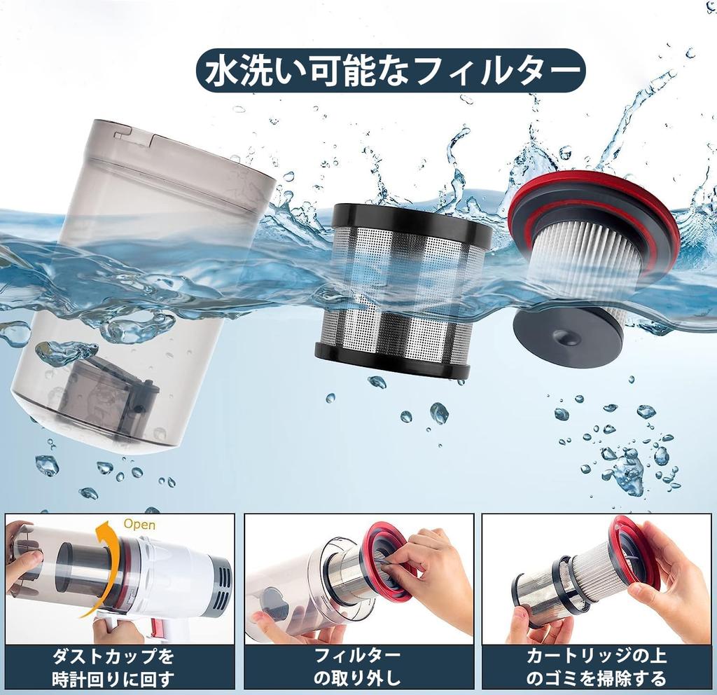 Проводной пылесос KEROMEE 400 Вт 15000 Па Мощное всасывание Pall Hoover Маленький пылесос 2WAY HEPA Мультифильтрация Удобный очиститель Stick Ultra