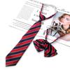 School Uniform Graduation Photo Tie For Kids With Adjustable Clip Features