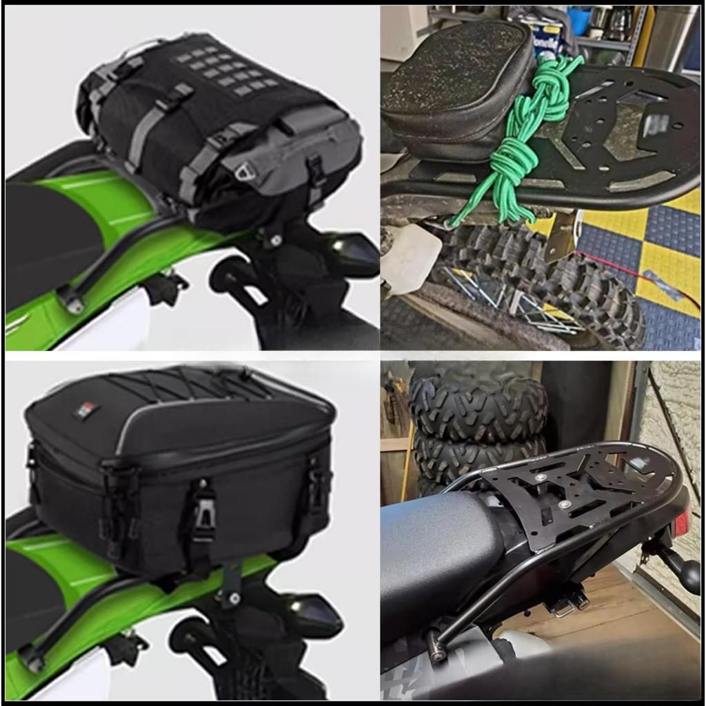 DOMOPAYForKLX230SMKLX230RKLX230S2020202320242025 Кронштейн для заднего верхнего багажника, удлиненный стальной багажник для велосипеда, подходит для