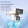 HIKVISION 4MP 4G Solar-Powered Dual-Lens PTZ Security Camera Kit CN plug (adapter included)