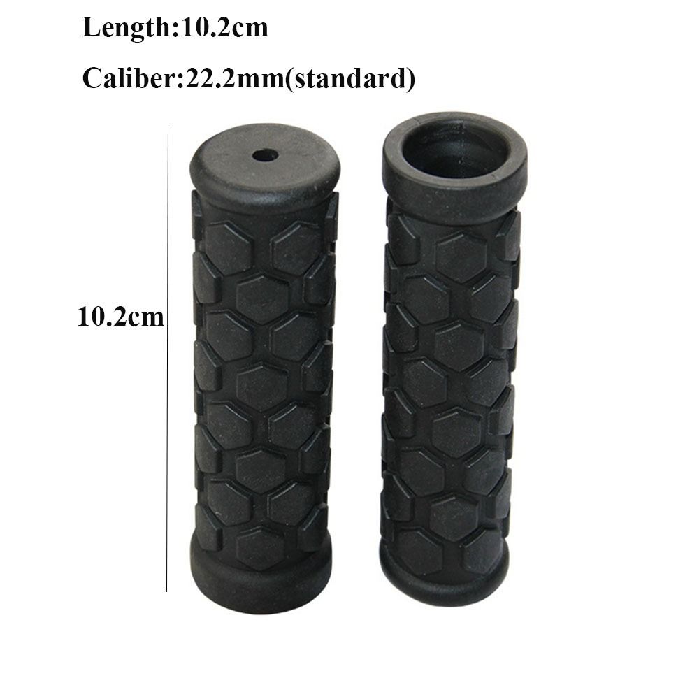 1 Pair Anti-slip Bicycle Handlebar Cover Shock Absorption Rubber Grip Mountain Bike Accessories