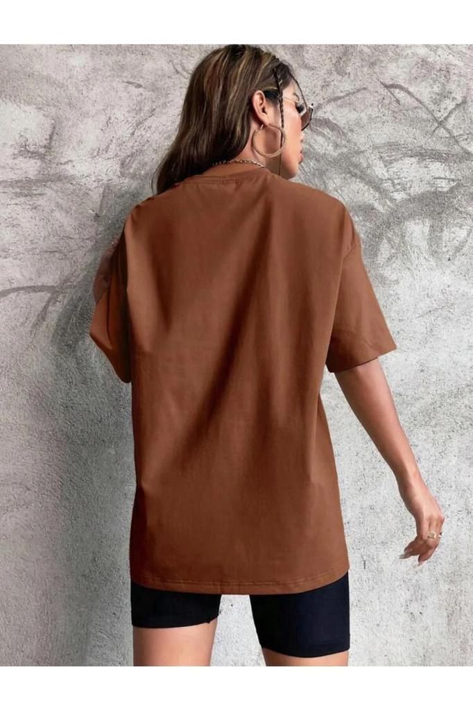 Женская футболка большого размера с принтом ромашки