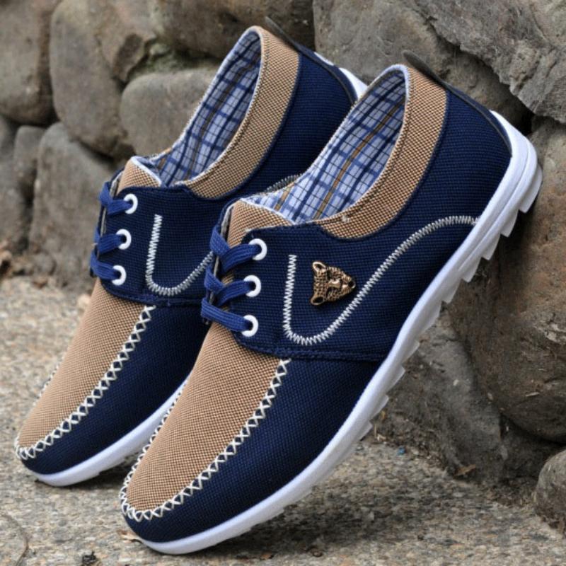 Мужские повседневные кроссовки на плоской подошве, парусиновая обувь для мужчин, весна-лето, удобные мужские кроссовки, мягкая обувь большого размера для вождения, обувь в горошек