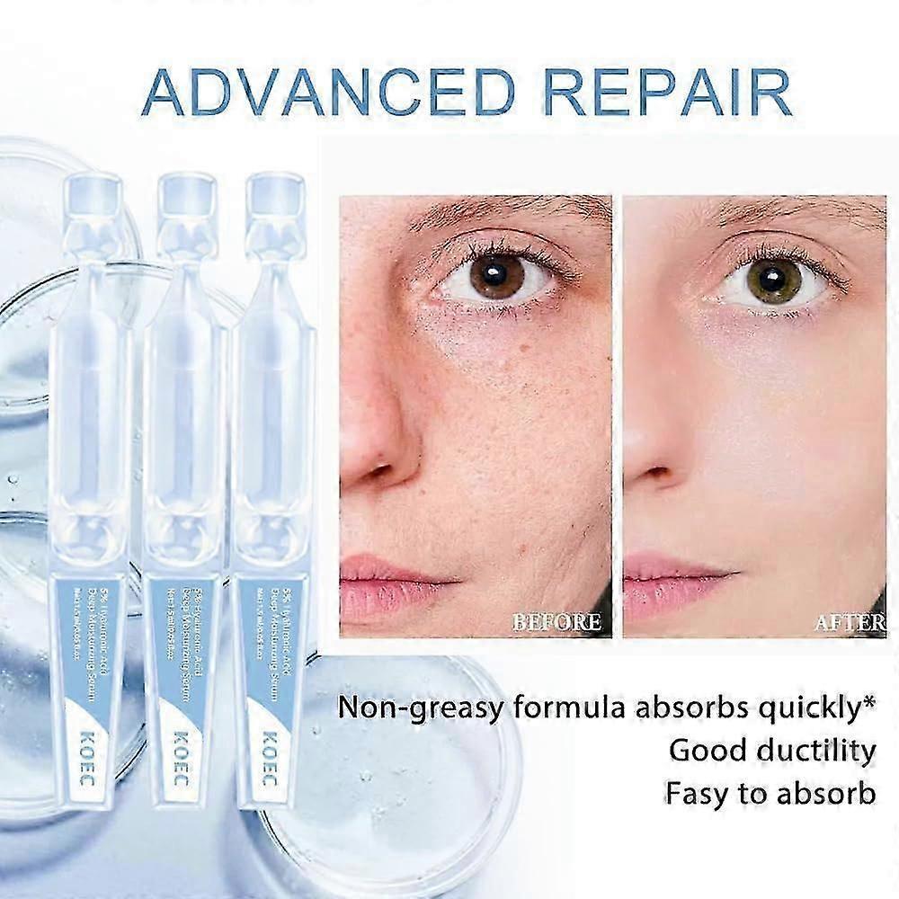 feeling 3% Hyaluronic Acid Serum 30 PCS Box Deep Hydration AntiAging SingleUse Ampoules for Face