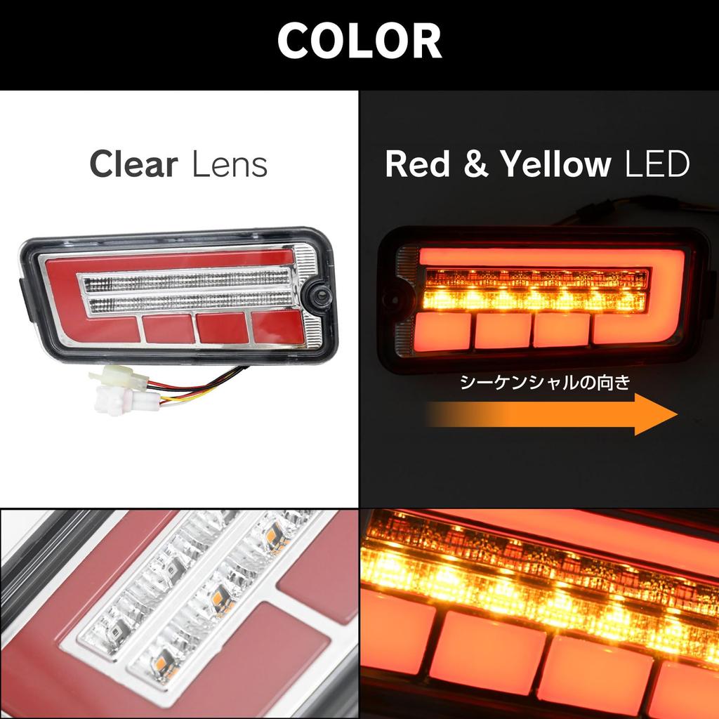 Светодиодные задние фонари с прозрачными последовательными указателями поворота для и и S510U Настраиваемый автомобиль поздней модели Hijet, Pixis, S500P, S500U, S510P, грузовики. детали.