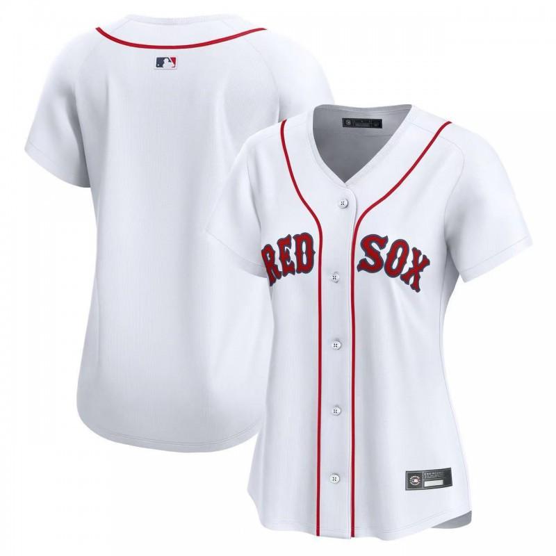 2026 MLB Boston Red Sox Embroidered Baseball Jersey Short Sleeve Womens 34 Number