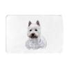 Watercolor West Highland White Terrier Dog Non-slip Doormat Floor Mat Carpet Rug for Kitchen Entrance Home Bedroom Footpad Mats