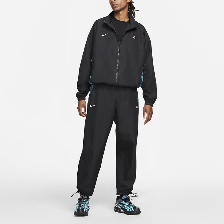 Nike Водонепроницаемая спортивная куртка X Skepta с принтом перьев, мужская верхняя одежда, черная CU9743-010