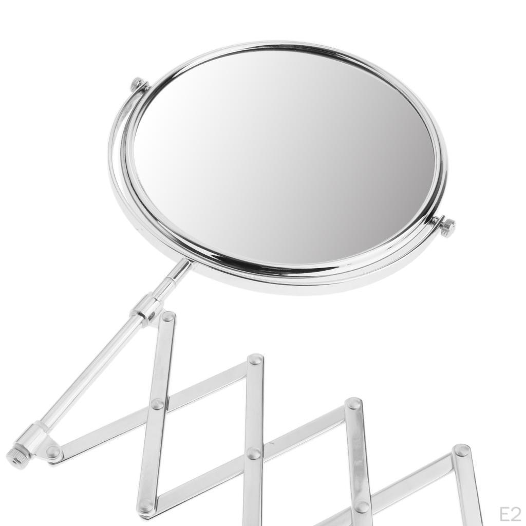 Регулируемая 1x/3x лупа для настенного крепления для макияжа для бритья в ванной комнате, 3011