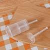 10 шт. Пневматические пистолеты для торта Круглая форма Прозрачные держатели для торта Пластиковые контейнеры с крышками для мороженого, выпечки, формования