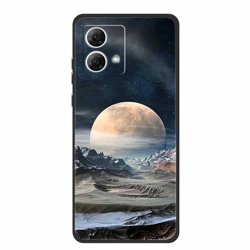 Рождественские чехлы Fundas для Motorola Moto G54 Европа Чехол для телефона Мягкий силикон ТПУ Capa Moto G54 Fundas XT-2343-1 Астронавт Coque