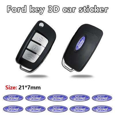 5/10 шт. 3D ABS Значок-эмблема на брелок автомобиля для F150 Mustang Ranger Focus Fiesta Mondeo Transit Edge Аксессуары для тюнинга авто