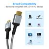 8K 4K HDMI Cable 48Gbps,Braided Cord-4K@120Hz 8K@60Hz, DTS:X, HDCP 2.2 & 2.3,HDR 10 Compatible with Roku TV/PS5/HDTV/Blu-ray