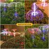 Outdoor Waterproof Fiber Optic Jellyfish Light: Seven-Color Changing Solar Garden Landscape Night Light