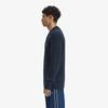 FRED PERRY [Sport] Cable Knit V-Neck Sweater - Navy Afpm2612321-608