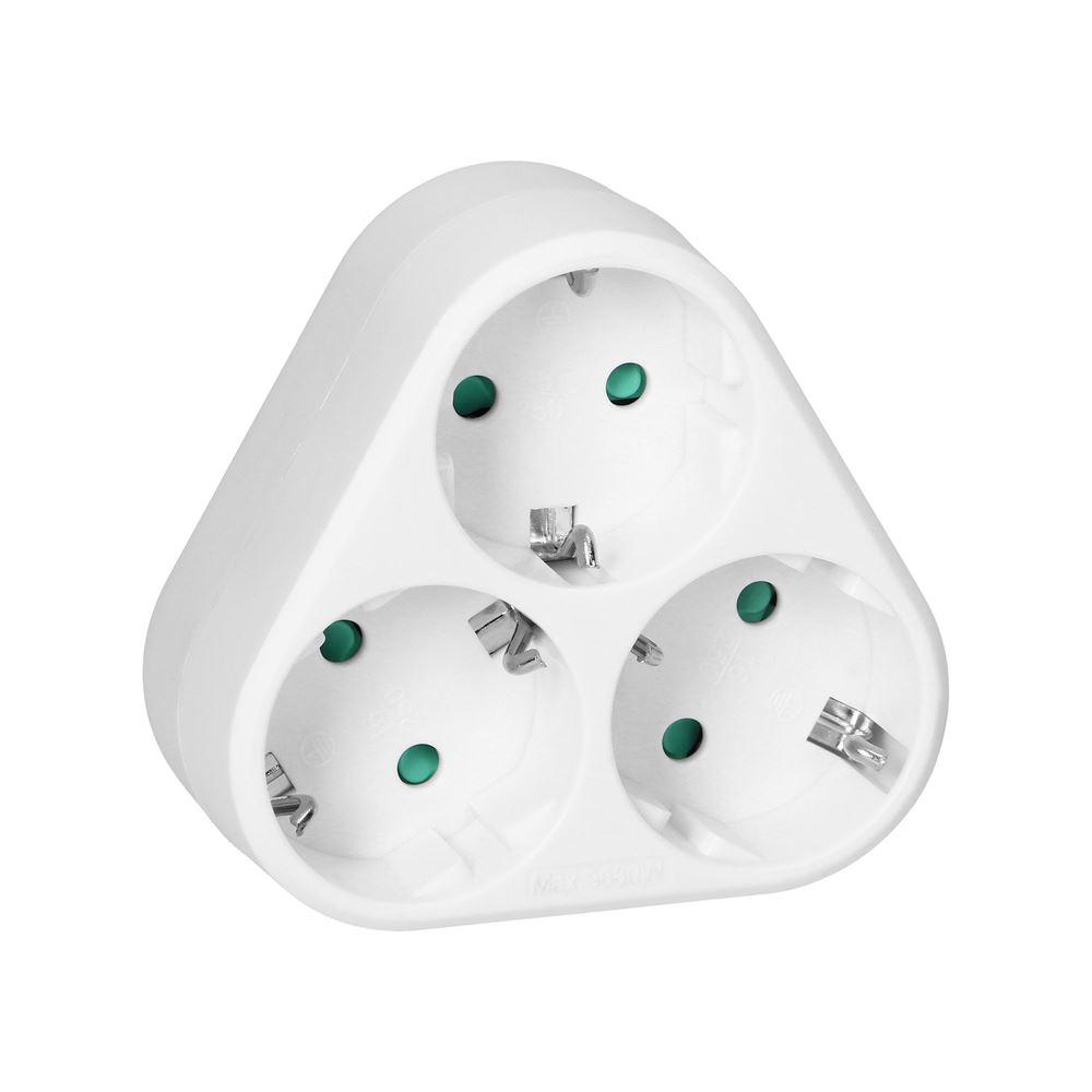Rozgałęźnik 3X2P+Z Z Wyłącznikiem Or-Ae-1378(Gs) Schuko