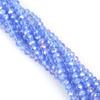 30-200Pcs Rondelle Austria Faceted Crystal Glass Beads Loose Spacer Beads for Jewelry Making