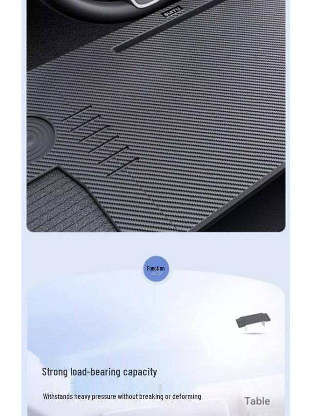 Foldable In-Car Desk for Tesla Model 3/Y: Front Row Dining & Workspace Table