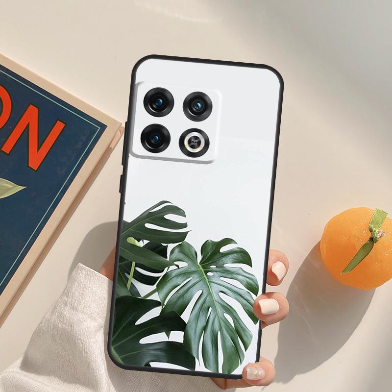 Leaves Monstera Green Case For OnePlus 13T 10T 10R 12R 13R 15 13 12 11 10 9 Pro Nord CE 5 2 3 4 Lite N20 N30 Cover
