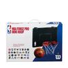Баскетбольное кольцо Wilson NBA FORGE TEAM MINI HOOP, 10,9 дюйма в высоту x 18,7 дюйма в ширину x 5,7 дюйма в диаметре, черное, WTBA3001FRGNBA