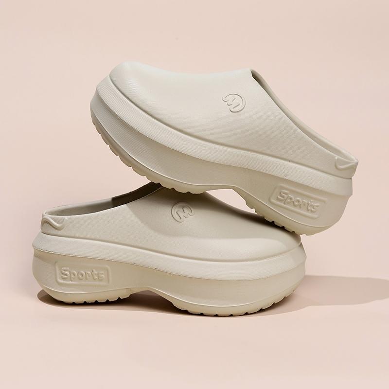 Женские туфли на толстой подошве с большим носком легкие нескользящие тапочки 3 цвета 36-41