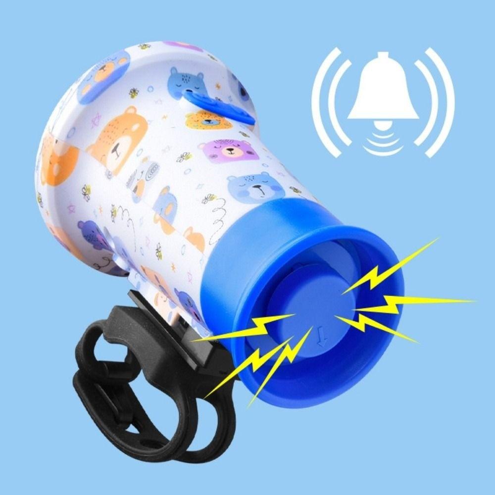 Portable Flashlight Horn with Horn High Brightness Riding Light for Children's Bicycles