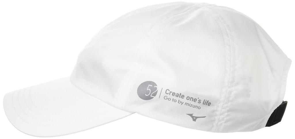 Mizuno Water Repellent Go To by Free Size Cap, Water-Repellent, Odor-Detergent, Outdoor, B2JW2002, White,