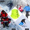 Men Women Winter Neck Warmer Windproof Reflective Cold Weather Scarf Fleece Face Scarf Mask for Skiing Cycling Outdoor Sports