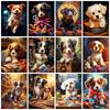 Алмазная картина новинка 2023 года собака полная квадратная круглая вышивка мозаика животное мультфильм домашний декор