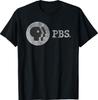 Футболка PBS с состаренным логотипом Public Broadcasting Service