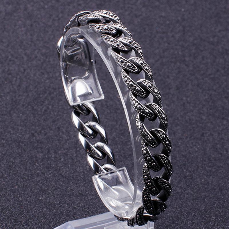 Кубинский браслет-цепочка из нержавеющей стали 316L шириной 12 мм, мужские винтажные мужские браслеты, мужские ювелирные изделия викингов, повязка на руку, подарки на день рождения бойфренда