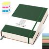 AHGXG Notebook A4 Classic Horizontal Lines Line 160 Sheets Thick Hardcover Notebook Size Cm Wide X Cm 100 High Quality Business Work Travel Green