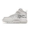 Nike Off-White x Air Force 1 Mid SP Кожаные мужские кроссовки с граффити DR0500-100