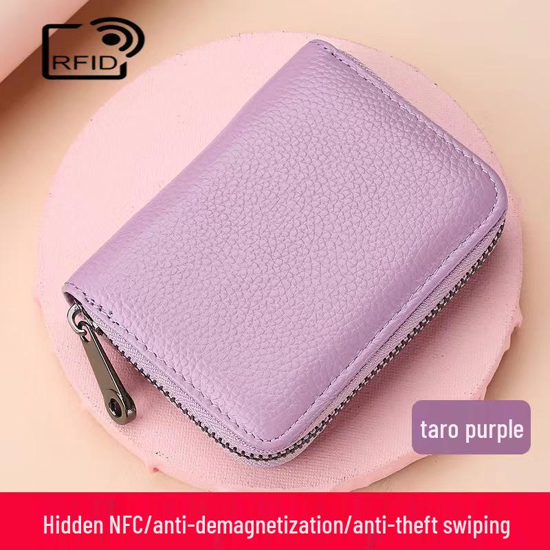 Тонкий многокарточный кошелек-чехол с защитой от RFID и большой вместимостью для международных поездок и водительских прав